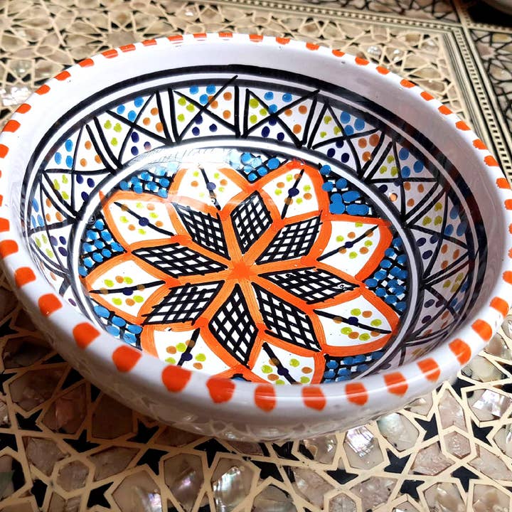 ROUNA Red 15cm Soup Bowl for wholesale by Meme poterie