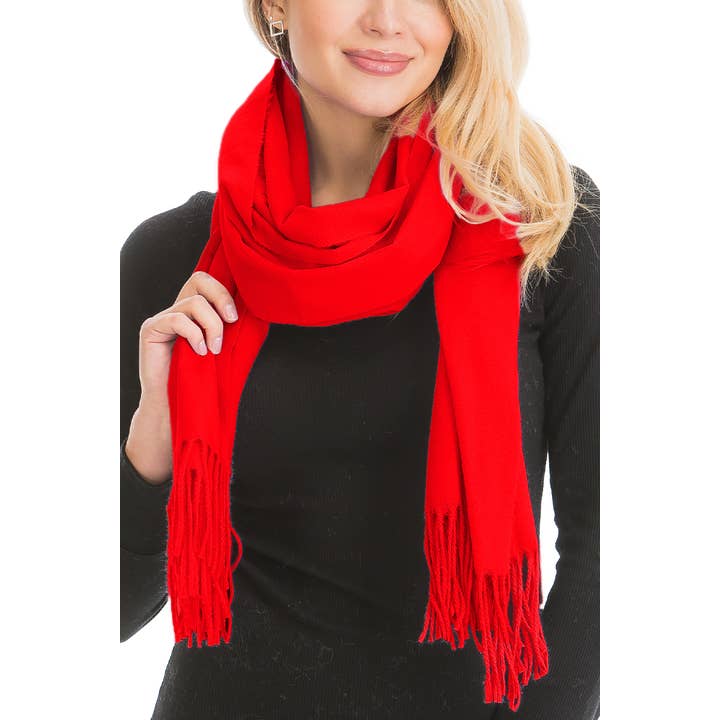 Cap Zone - Wholesale Scarf - Women's - Oversized Fuzzy Twist Oblong Wrap Shawl Scarf