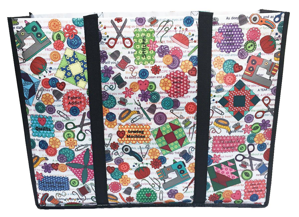 Two Lumps of Sugar - Wholesale Tote Bag - Women's - Sewing  TLOS Happy Tote Collector's Tote Set of 50