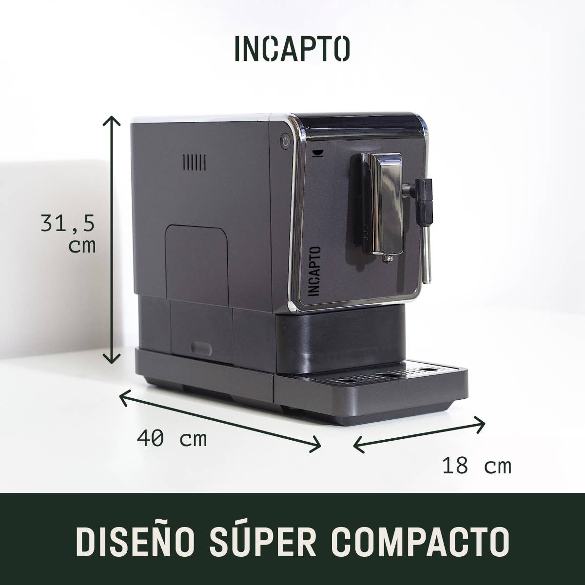 INCAPTO COFFEE - Wholesale Espresso Maker - Superautomatic Coffee Maker with Milk Vaporizer6