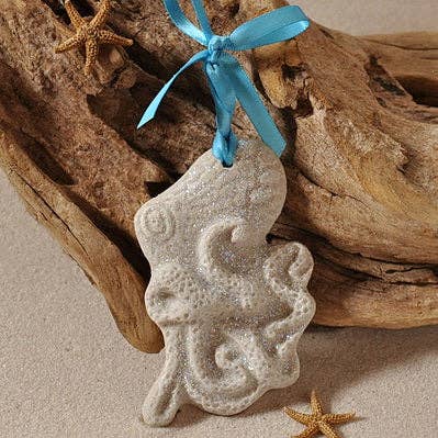 Octopus Sand Ornament for wholesale by The Sand Store by Creative Artworks, Inc.