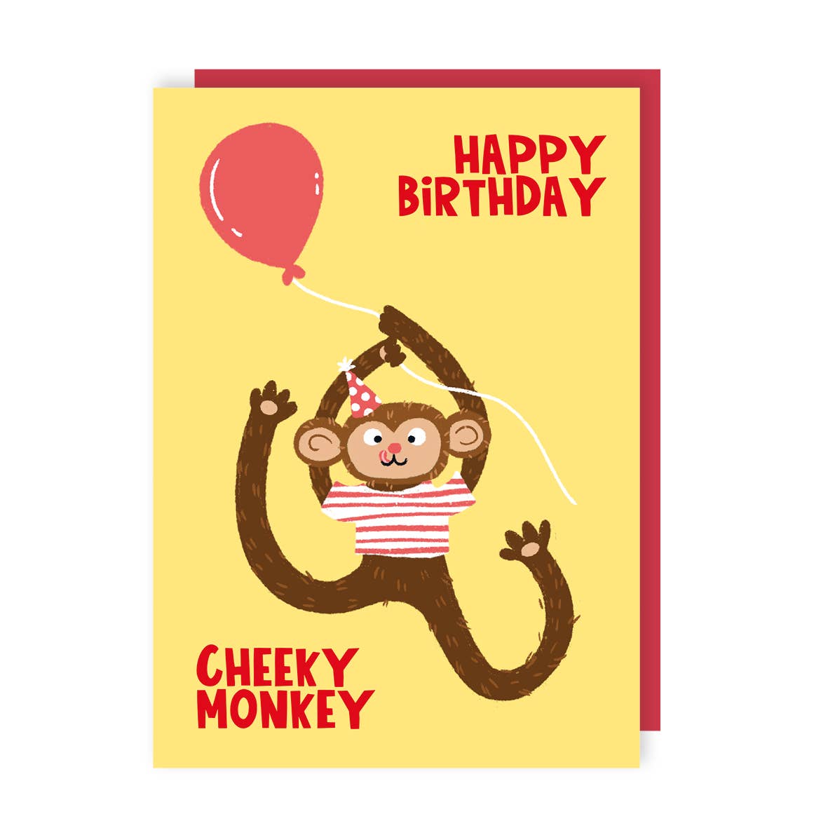 Lucy Maggie Designs – wholesale Birthday card – Cheeky Monkey Birthday Card0