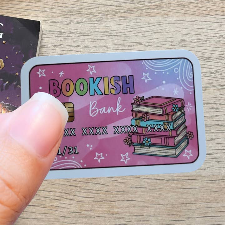 Autocolante de Cartão Bancário Bookish por atacado de Peachi Lane