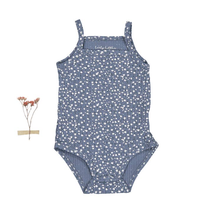 La combinaison débardeur imprimée - Midnight Bud pour la vente par Lovely Littles