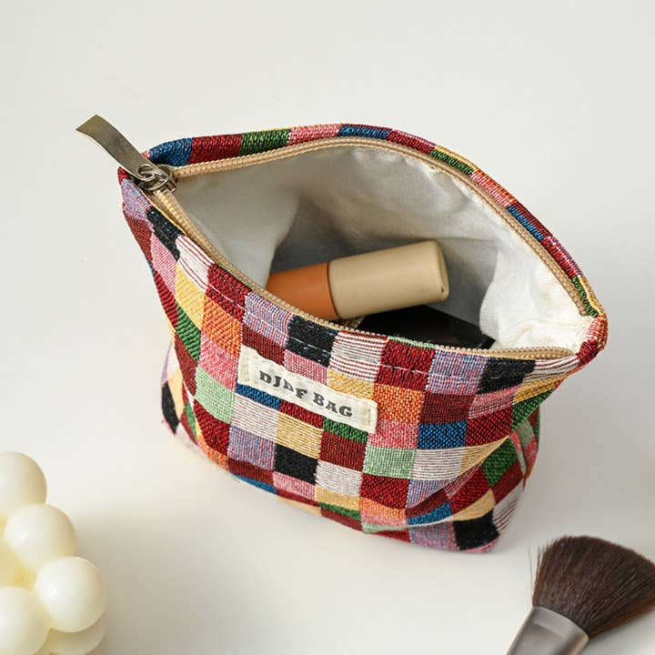 Funkyrel® Atzbranding Limited - Wholesale Clutch Bag - Women's - Cosbai - Vintage Colorful Patchwork Clutch Bag With Zipper3