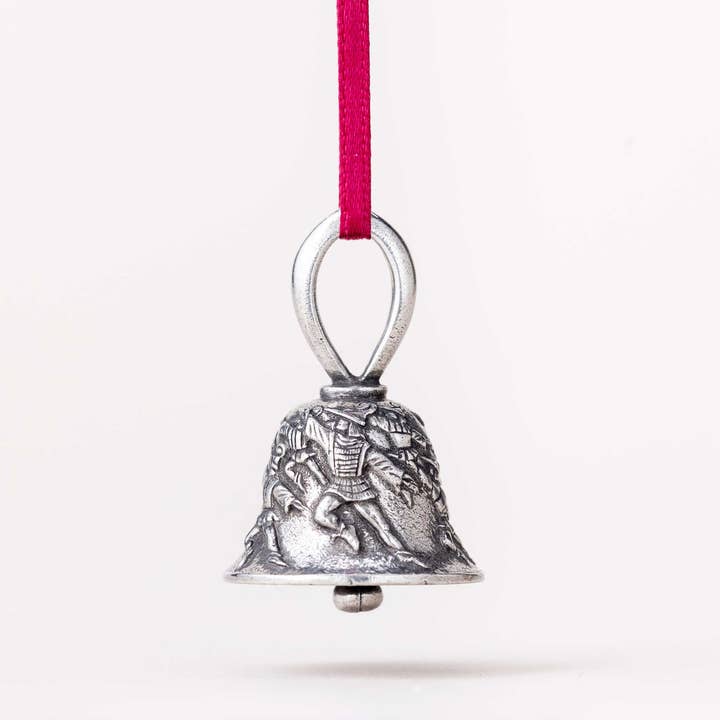 Ten Lords A Leaping Mini Bell for wholesale by Danforth Pewter