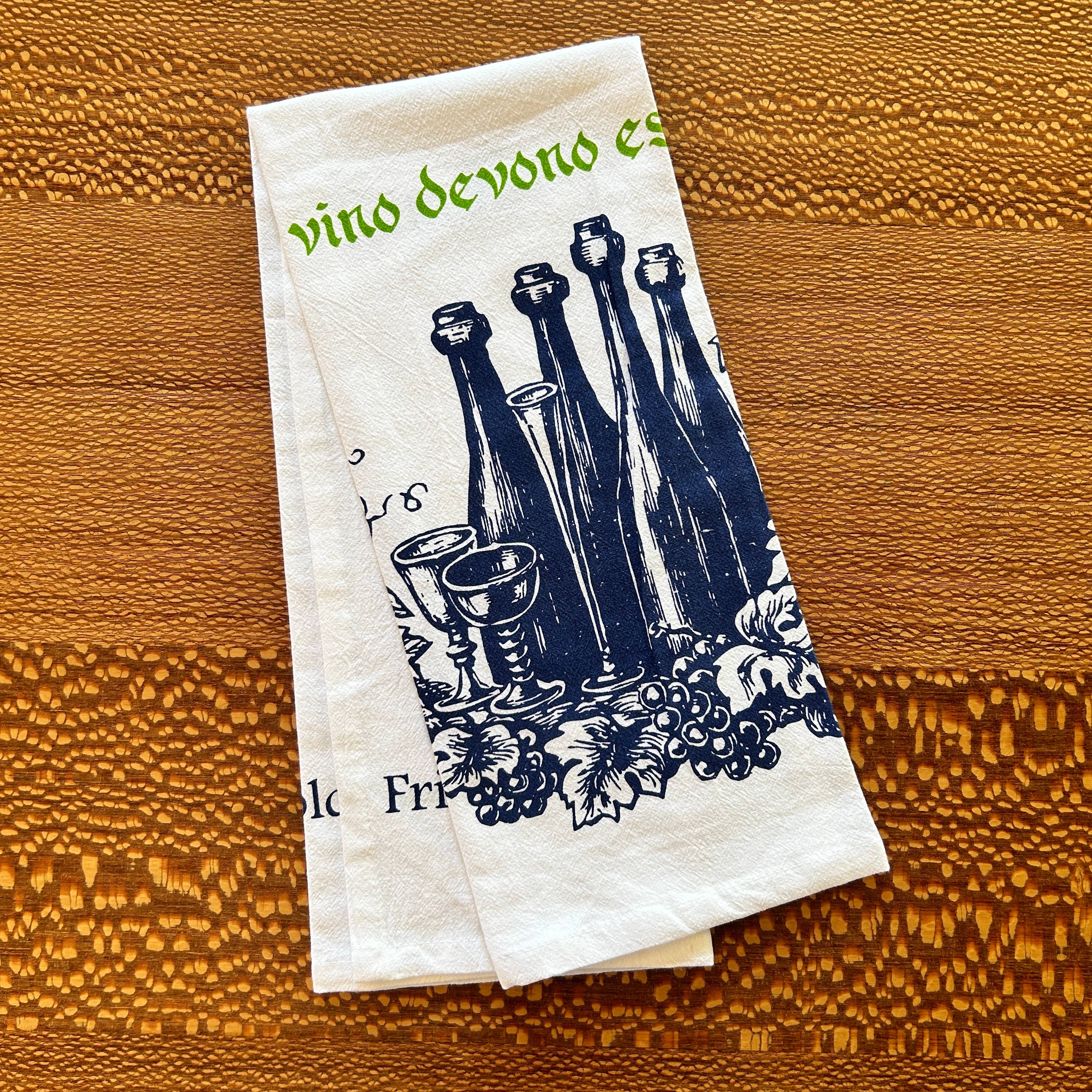 Jump That Moon - Vente Torchons - Serviette Amis et Vin3