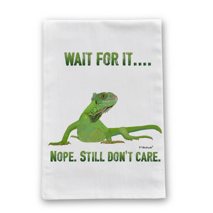 Iguana Care Dish Towel for wholesale by Pithitude