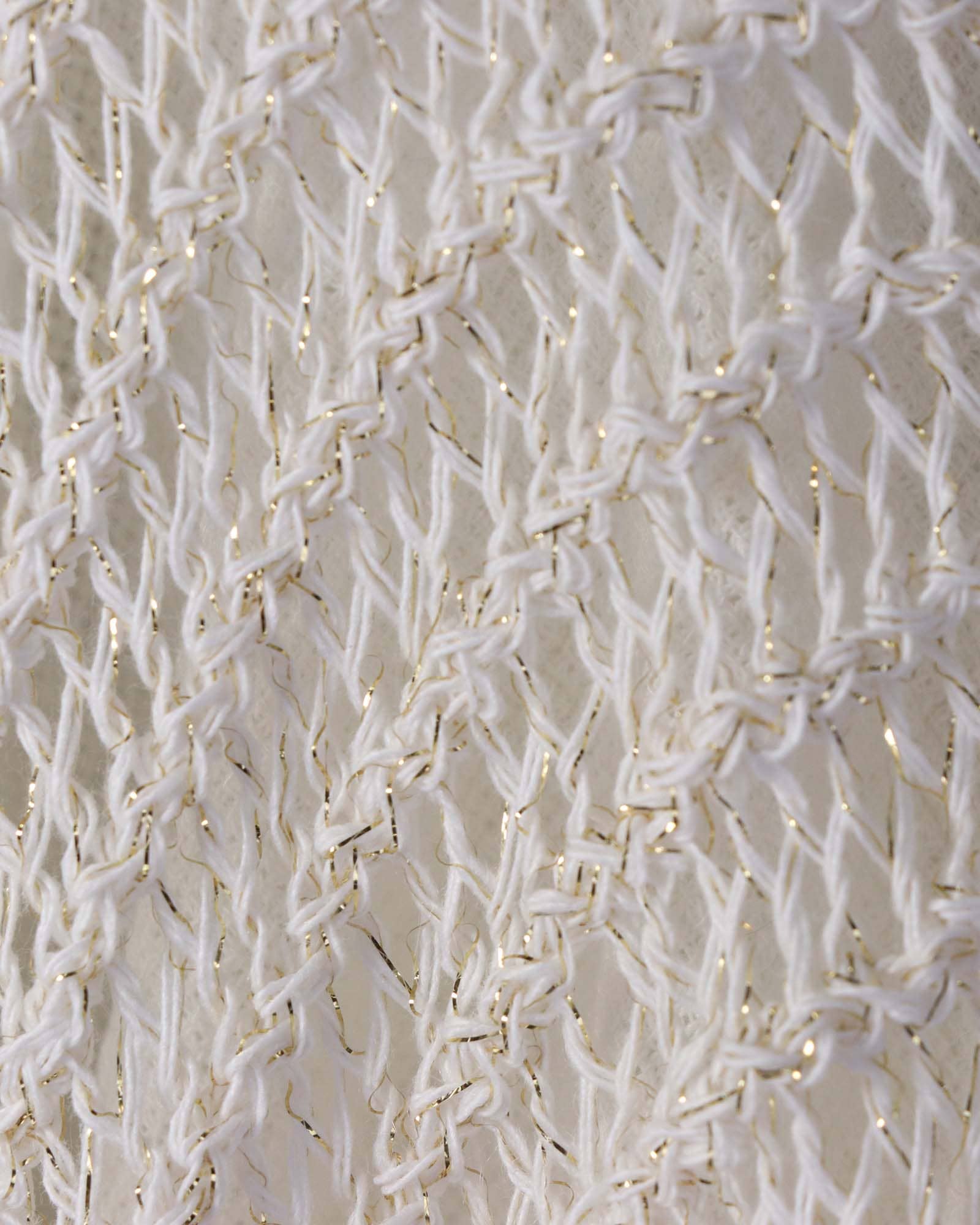 Cadenza Italy Ltd - Vente Tunique – femme - Tunique en maille lâche mélangée coton avec points décoratifs9