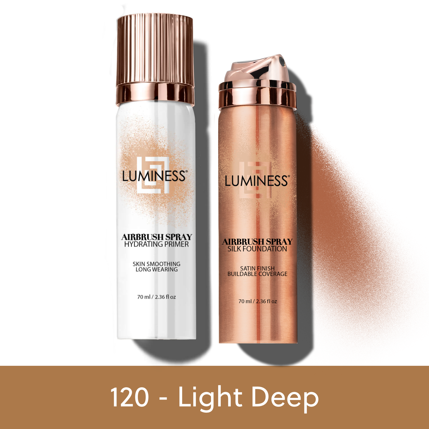 LUMINESS - Wholesale Face Makeup Primer - Airbrush Spray Silk Foundation & Hydrating Primer Kit12