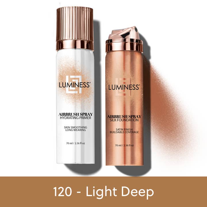 LUMINESS - Wholesale Face Makeup Primer - Airbrush Spray Silk Foundation & Hydrating Primer Kit12