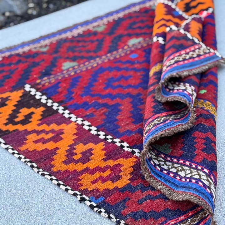 The Rug Mine - Wholesale Area Rug - Xaden - 4x4 Kilim Rug5