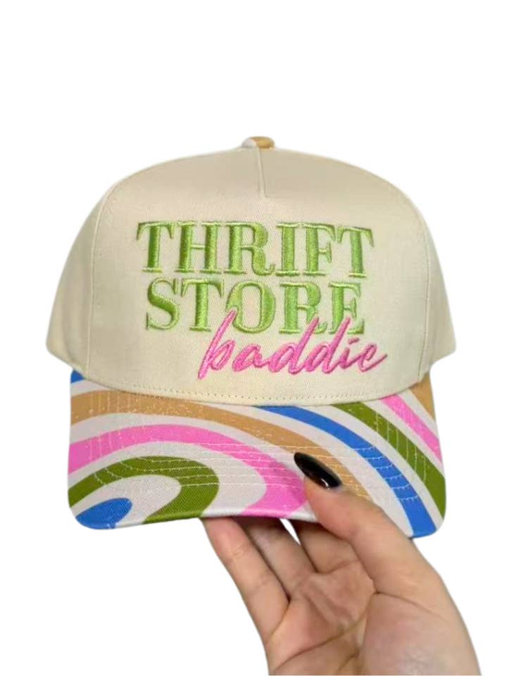 THRIFT STORE BADDIE CANVAS CAP for wholesale by Summer Tees
