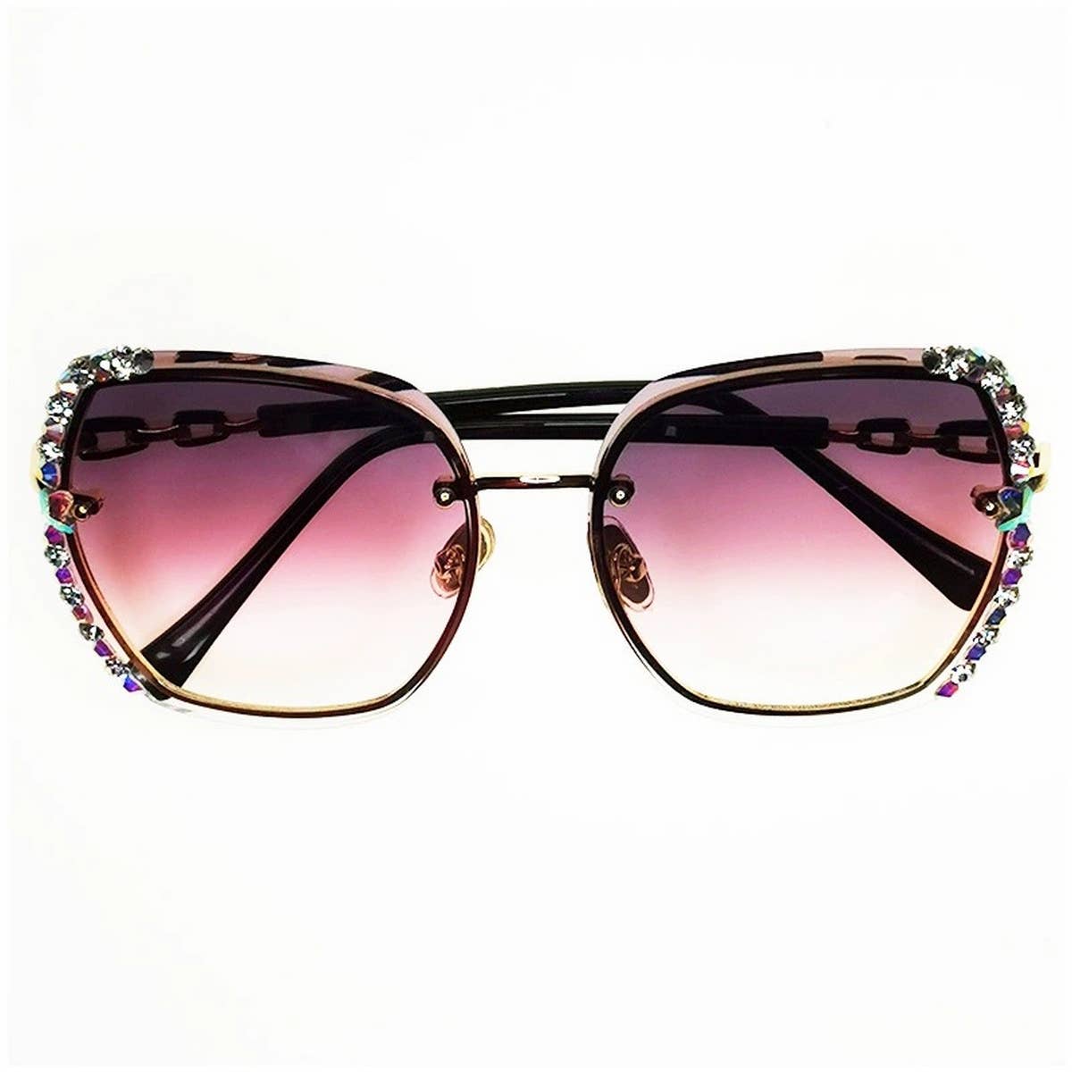 ACCITY - Wholesale Sunglasses - Women's - WOMEN UV PROTECTION RHINESTONE SUNGLASSES_CWASG02103