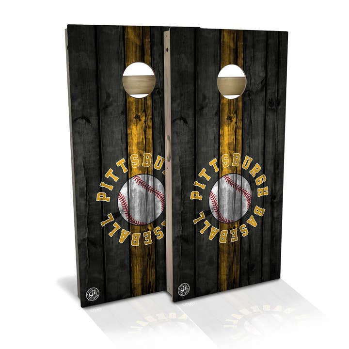 Ensemble de cornhole tout temps de baseball de Pittsburgh pour la vente par Skip's Garage