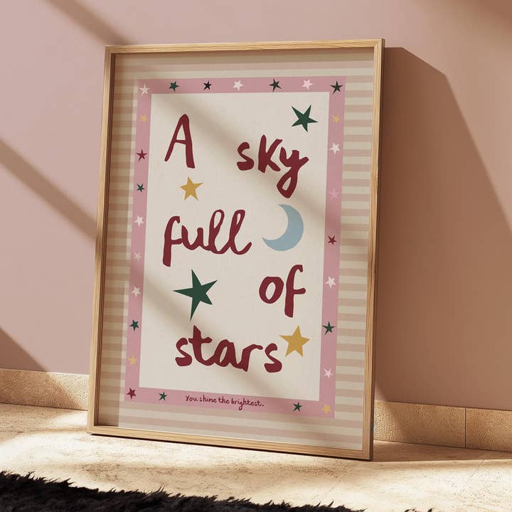 Un cielo pieno di stelle, tu brilli di più per la vendita all'ingrosso da parte di HollieGraphik