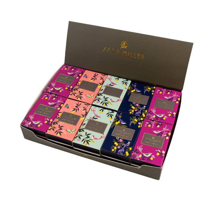 Sara Miller 20 Mini Emery Board Matchboxes for wholesale by Portico Designs