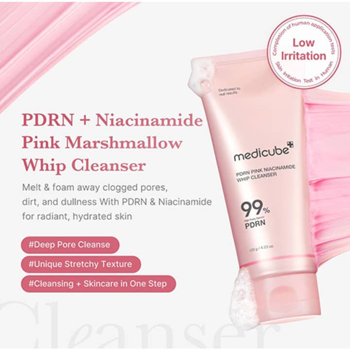 Best Beauty Group - Wholesale Facial Cleanser - MEDICUBE PDRN Pink Niacinamide Whip Cleanser5