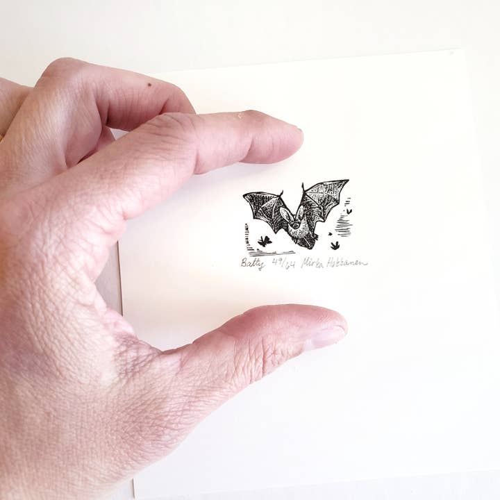 Mirka Hokkanen - Wholesale Art Print - Miniature Bat Print4