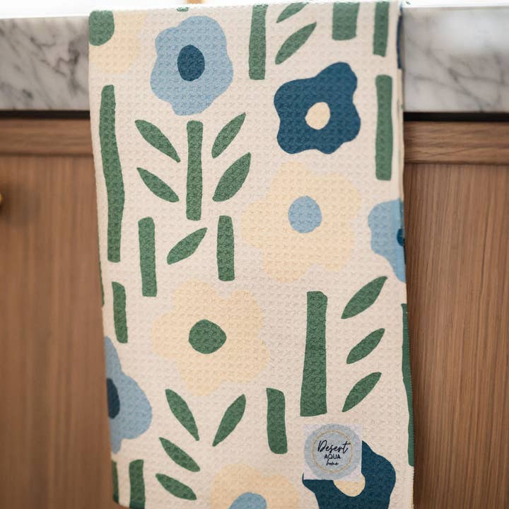 DesertAqua - Wholesale Tea Towel - MEADOW KITCHEN TOWEL1