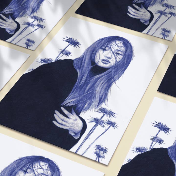 Belén Diz Juncal - Wholesale Kunstprint - Pen-illustraties - Originele kunst - Cardos3