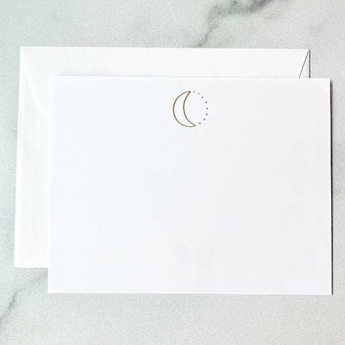 Ensemble de cartes de notes lunaires pour la vente par Viola and Beatrice Stationers