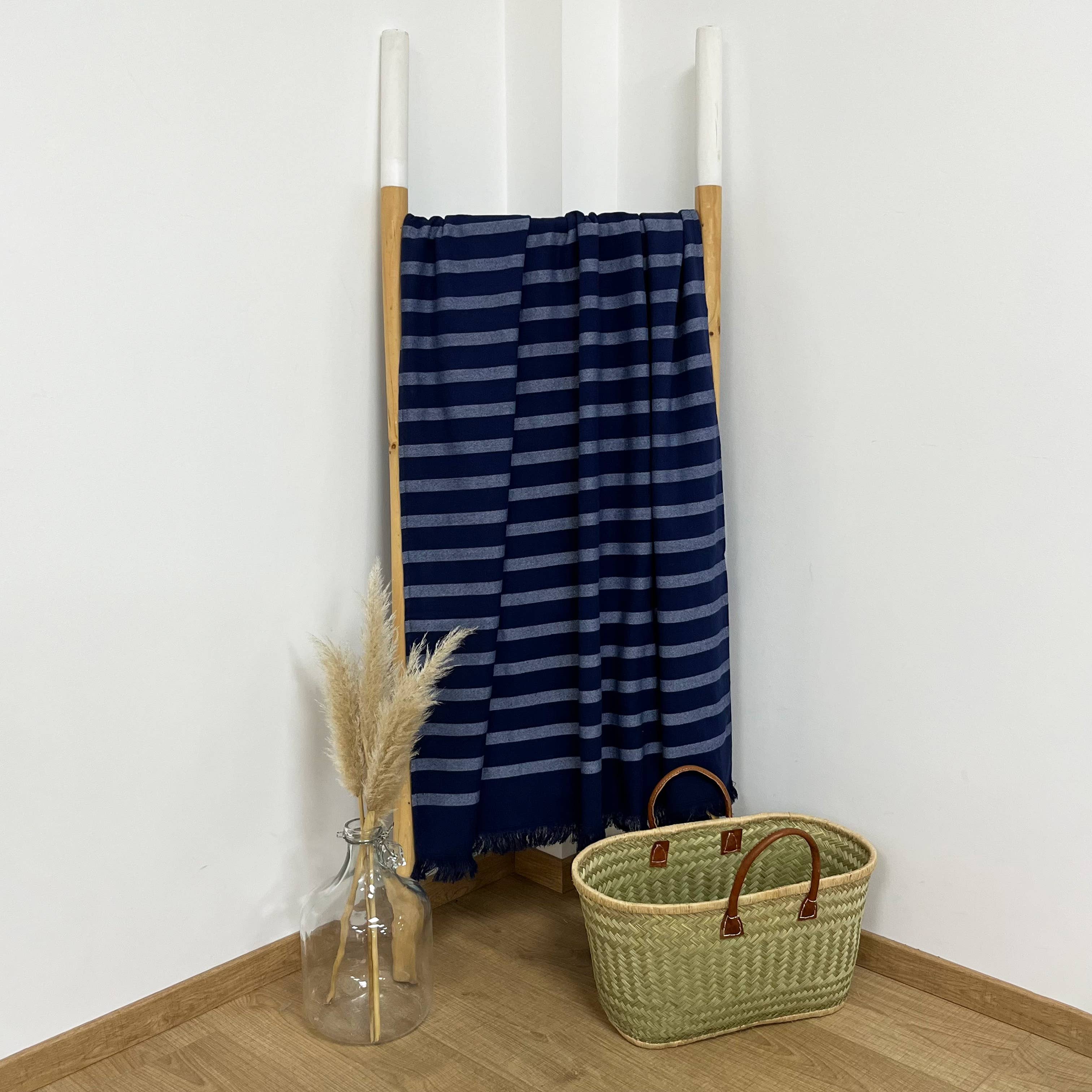 Le comptoir de la plage – Toalha de praia por atacado – Toalha Alanya em algodão forrada com esponja 90x160 ou 140x1803