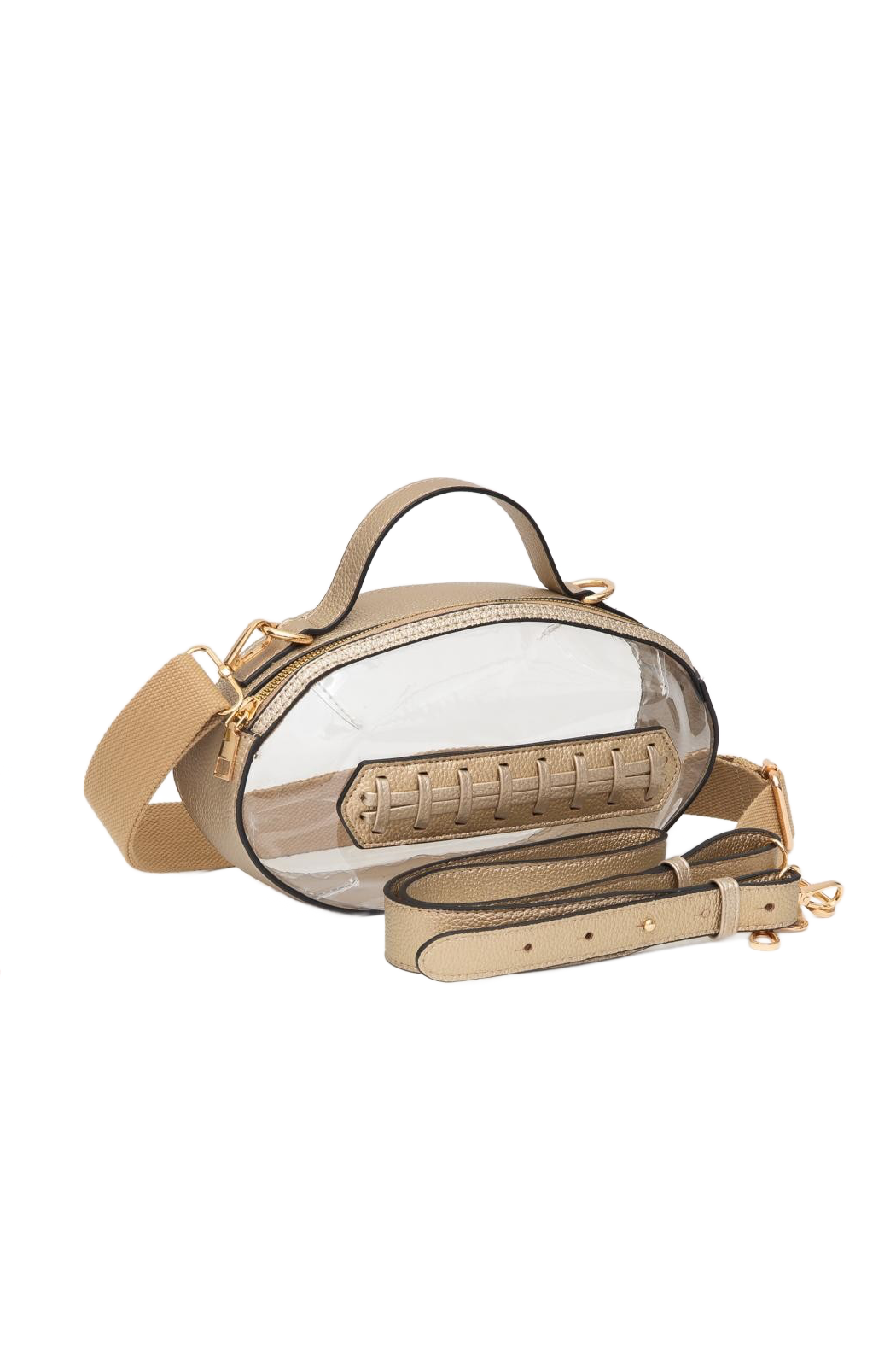 Embellish Your Life - Wholesale Crossbody Bag - Women's - Transparent Football Crossbody Bag5