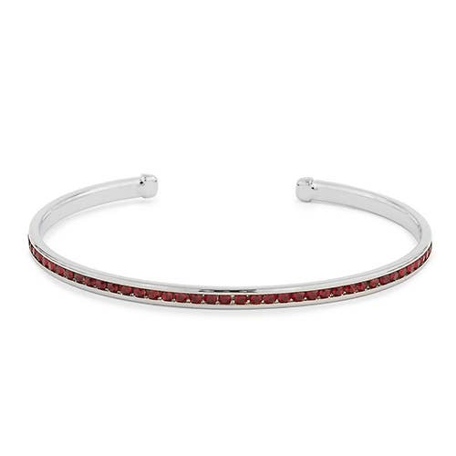 Maya J - Wholesale Cuff Bracelet - Stackable Birthstone Open Cuff Bracelet - Single / Refill12