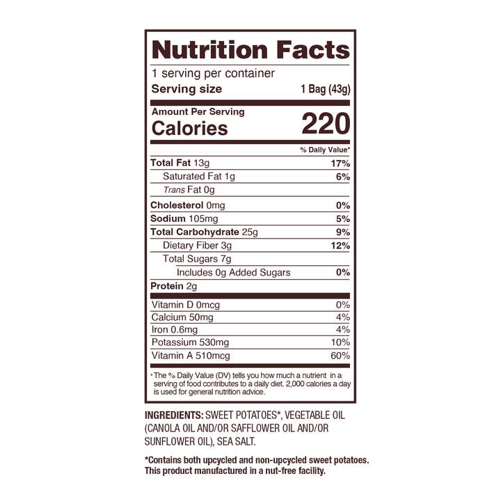 Uglies Kettle Chips - Wholesale Chips - Uglies 1.5oz Sweets Kettle Cooked Sweet Potato Chips