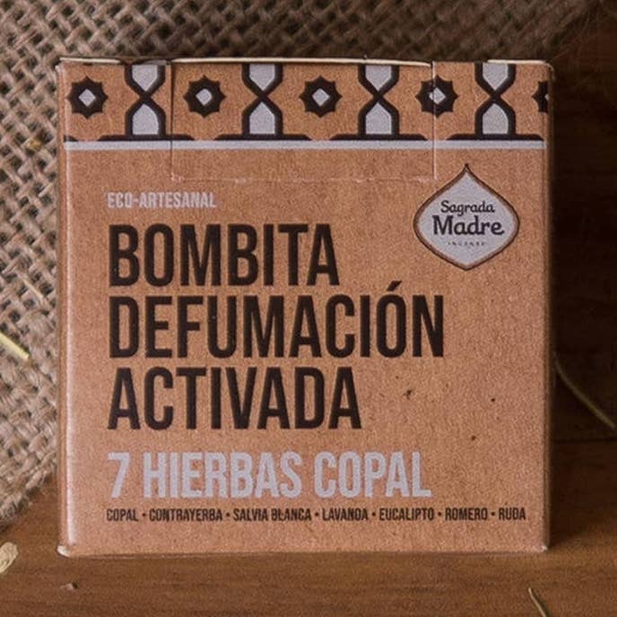 Sagrada Madre Kleine Bom Kruiden & Copal X 8 voor wholesale door Wonder Incense