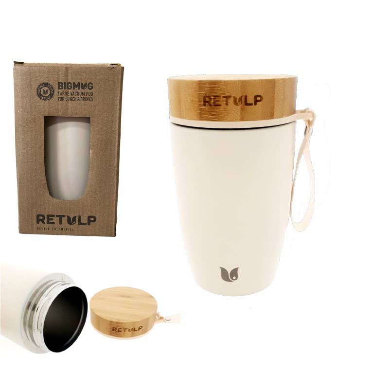 RETULP - Wholesale Broodtrommel/lunchdoos - Retulp BigMug Classic Beige3