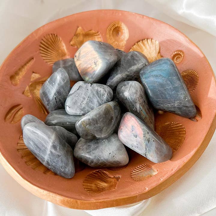 Surya Cristais - Vendita all'ingrosso Pietra/cristallo spirituale - Labradorite grigia0