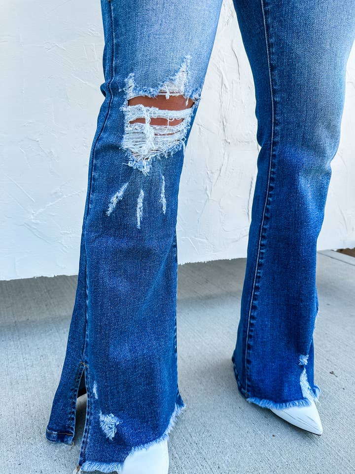 DIESEL SPLIT HEM JEAN for wholesale by BLAKELEY