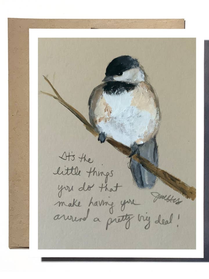 little things bird ⎮ Birds Greeting Card for wholesale by Studio J by Jodi Hills