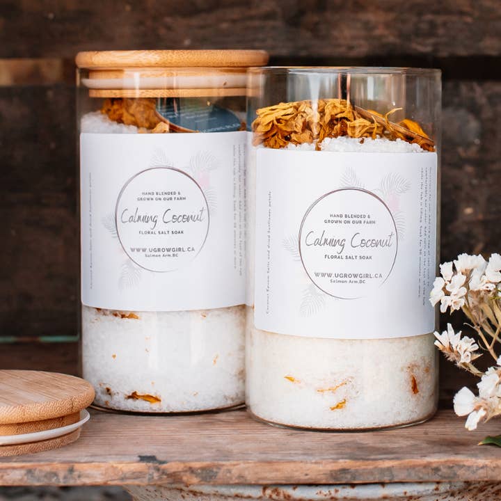 Soothing Coconut Salt Soak for wholesale by U Grow Girl