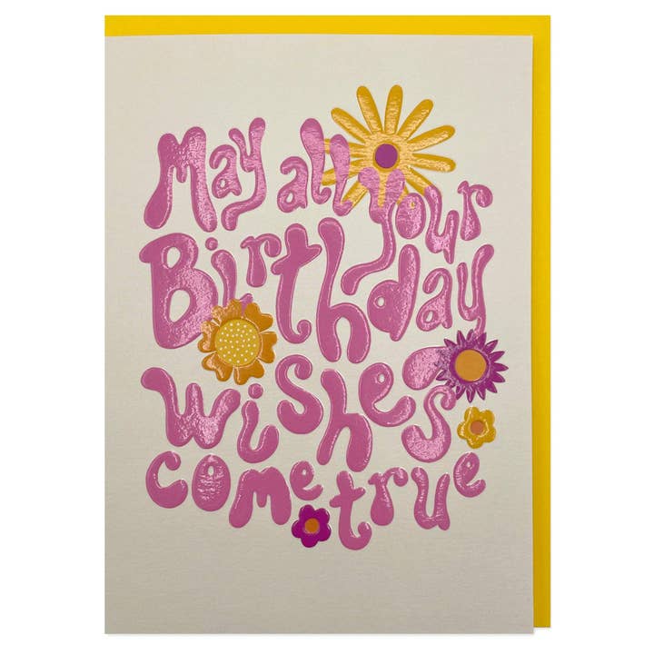 May all your Birthday Wishes Come True (BIG14) for wholesale by Raspberry Blossom