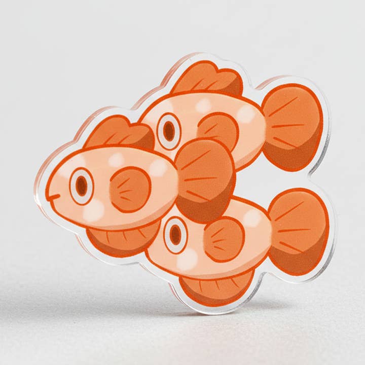 Gettoni da gioco in acrilico a forma di banco di pesci con stampa su entrambi i lati per la vendita all'ingrosso da parte di Naytendo