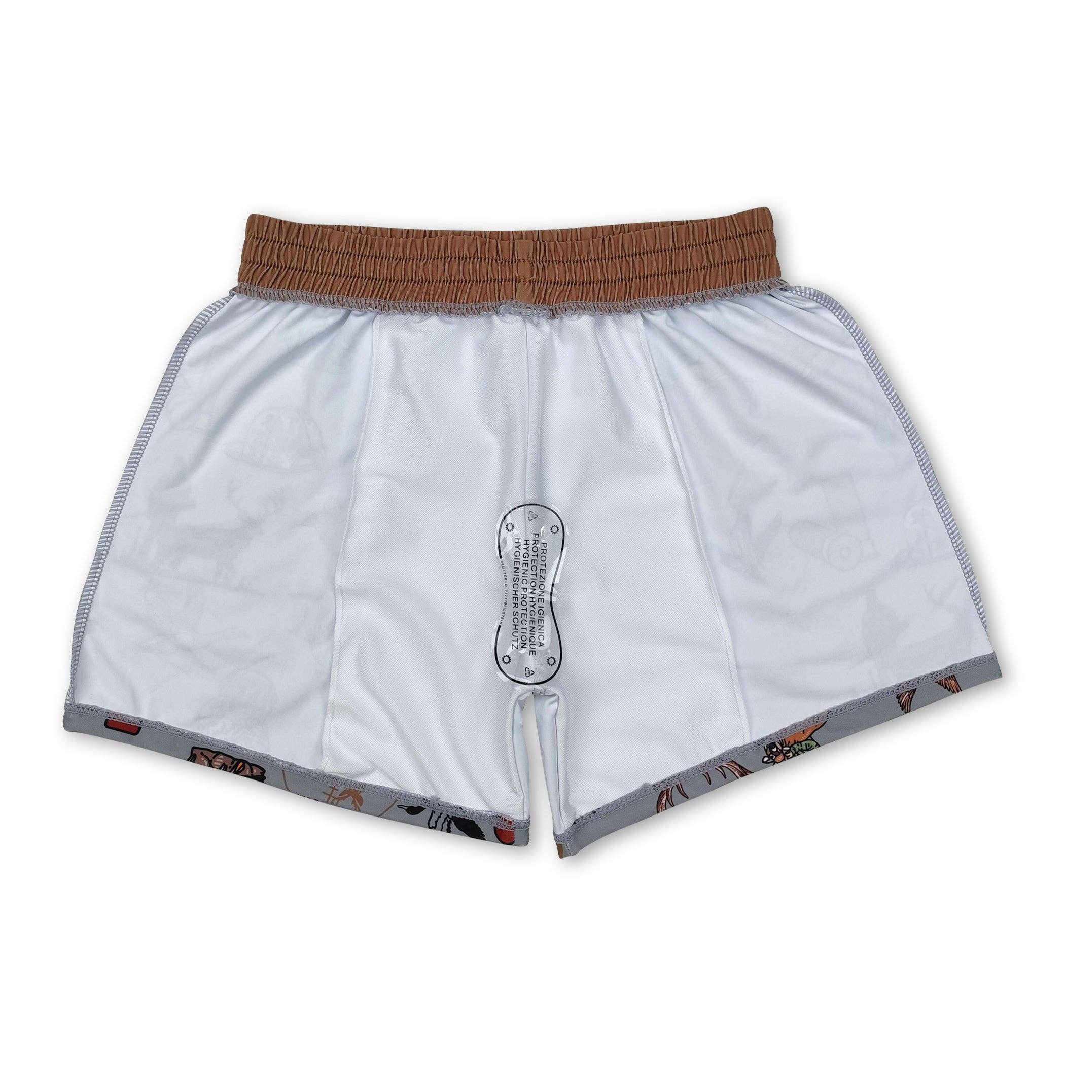 Yawoo Garments - Wholesale Swim Shorts - Kids - Duck deer dog kids boys summer swim trunks1
