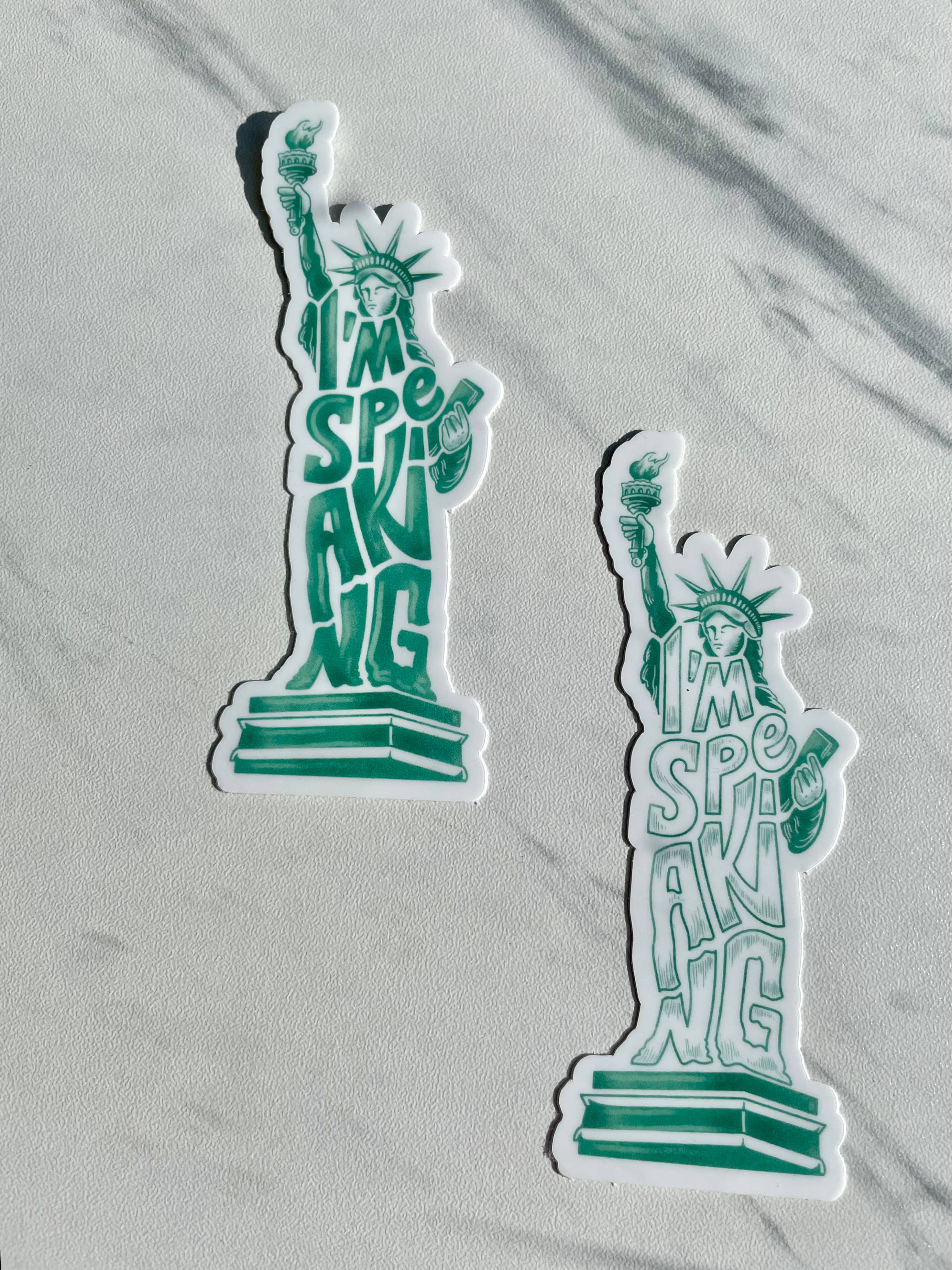 Denali & Co. – wholesale Klistermärke – Jag talar vinylklistermärke – Stå upp, tala ut, bli hörd5
