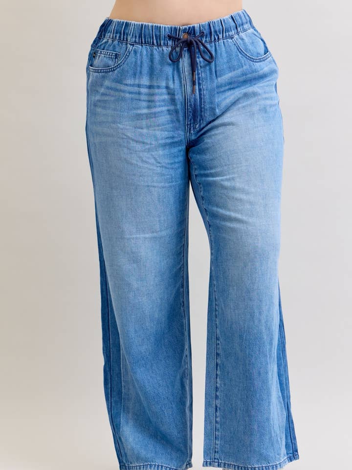 HW Wilhemina Elastic WB & Side Panel - PLUS for wholesale by Judy Blue Jeans