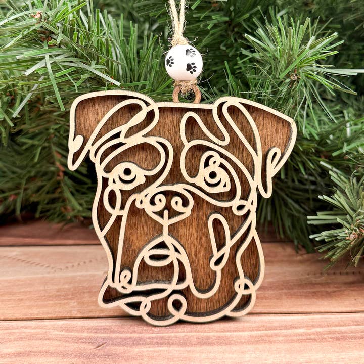 Boxer Dog Ornament, Pet Store, Gift for Dog Owner for wholesale by Rocky Knoll Co.
