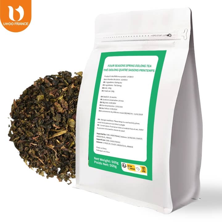 Oolong-te Four Season 500 g (infusionsposer 50 g x 10) for engroshandel hos UHOO FRANCE