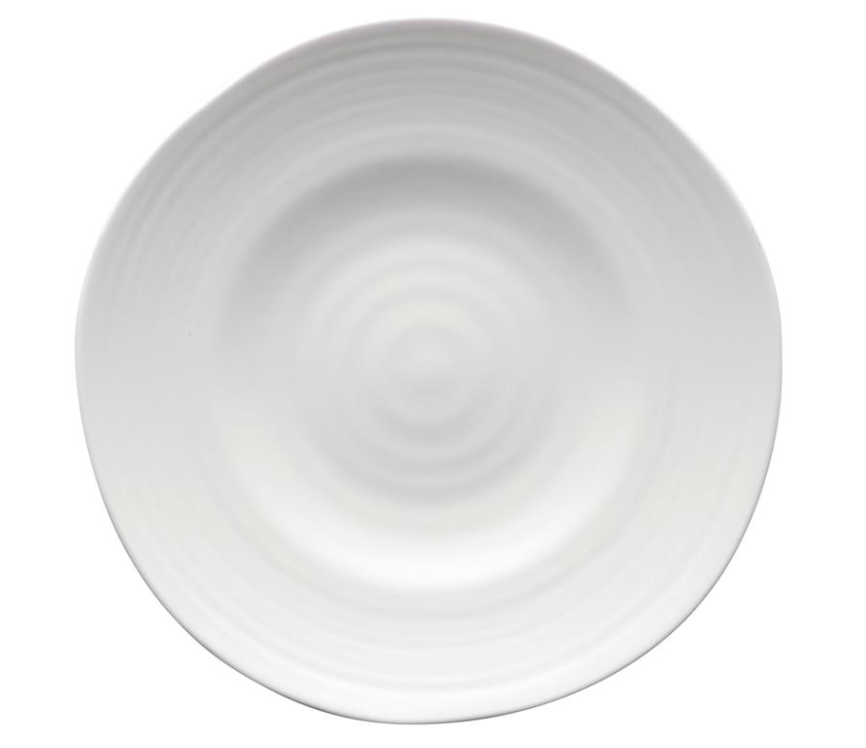 LeadingWare – wholesale Dinner plate – Gourmet White Dove Melamine Round Plate1
