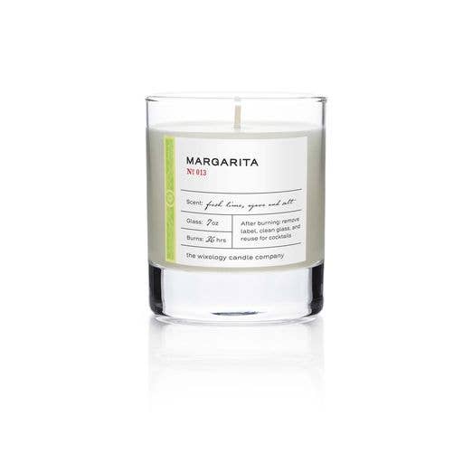 Wixology Candle Company - Wholesale Jar/Filled Candle - Margarita Cocktail Candle - Reusable 7oz Rocks Glass1