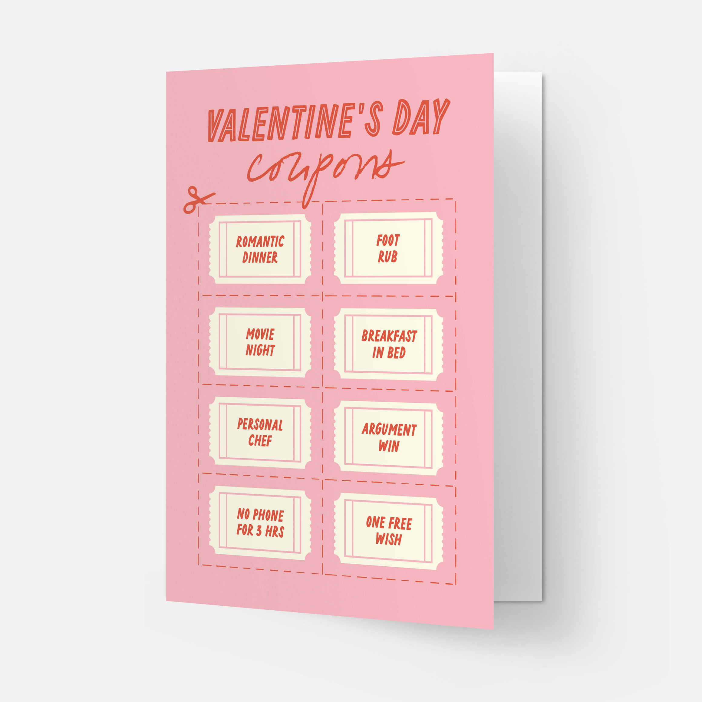 Kaart Blanche - Wholesale Valentine's Day Card - V-day coupons Valentines day greeting card1