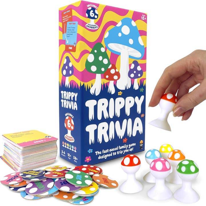 Trippy Trivia Game - Fun Family Card Games for wholesale by Lucky Egg
