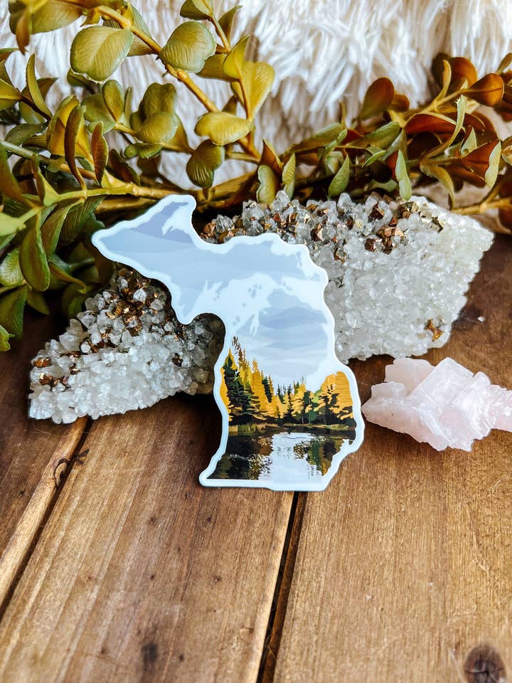 Kitch-iti-kipi Manistique Michigan Sticker for wholesale by Scarlet’s Freckles