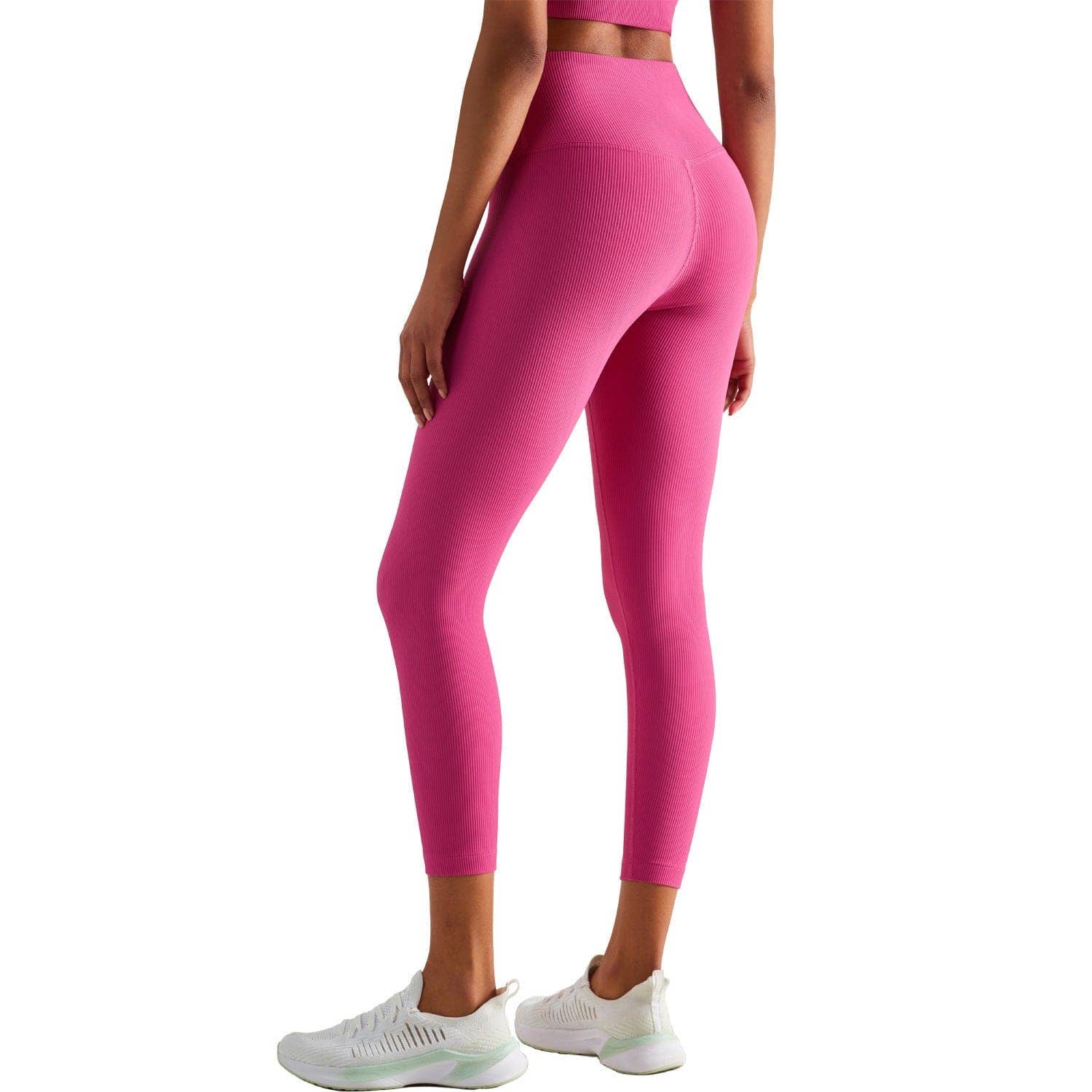 Active by Anna-Kaci - Wholesale Athletic/Lounge Leggings - Women's - Soft Buttery High Rise Cropped Leggings6