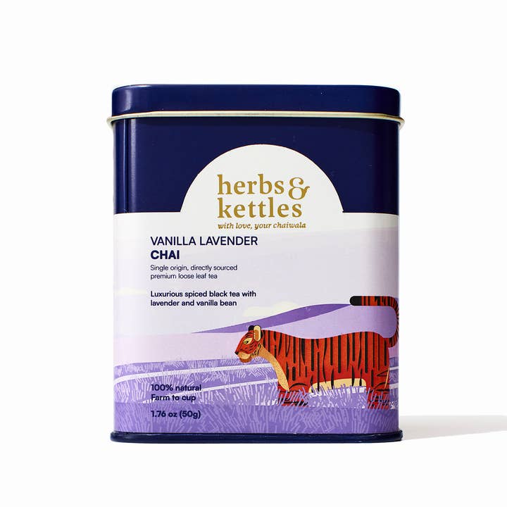 Vanilla Lavender Chai for wholesale by Herbs & Kettles